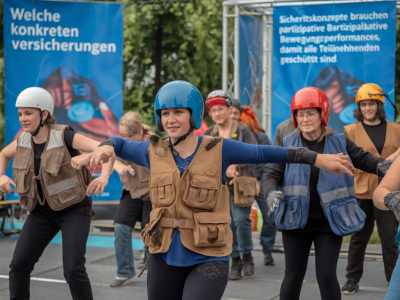 Welche konkreten versicherungen und sicherheitskonzepte brauchen partizipative bewegungsperformances, damit alle teilnehmenden geschützt sind?